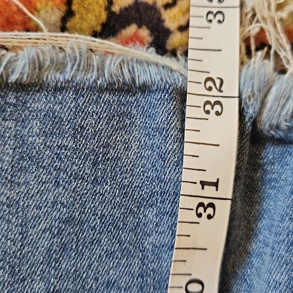 American Eagle Distressed Flare Jeans 8 Long - Picture 9 of 11